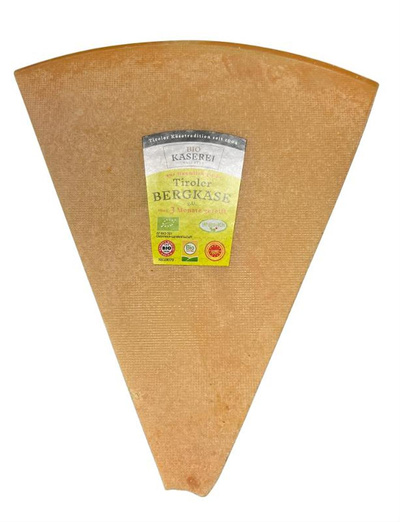 Produktfoto zu Tiroler Bergkäse g.U. Walchsee, 3 Monate gereift, Rohmilch