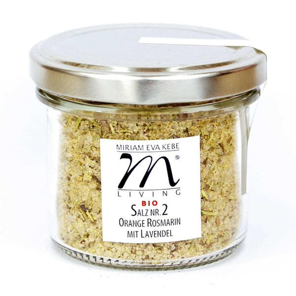 Produktfoto zu Salz mit Orange, Rosmarin und Lavendel 90g