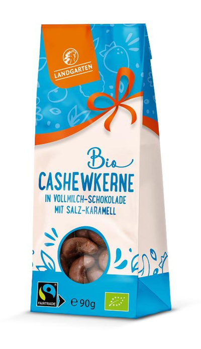 Produktfoto zu Cashews Salz Karamell Vollmilchschokolade 90g