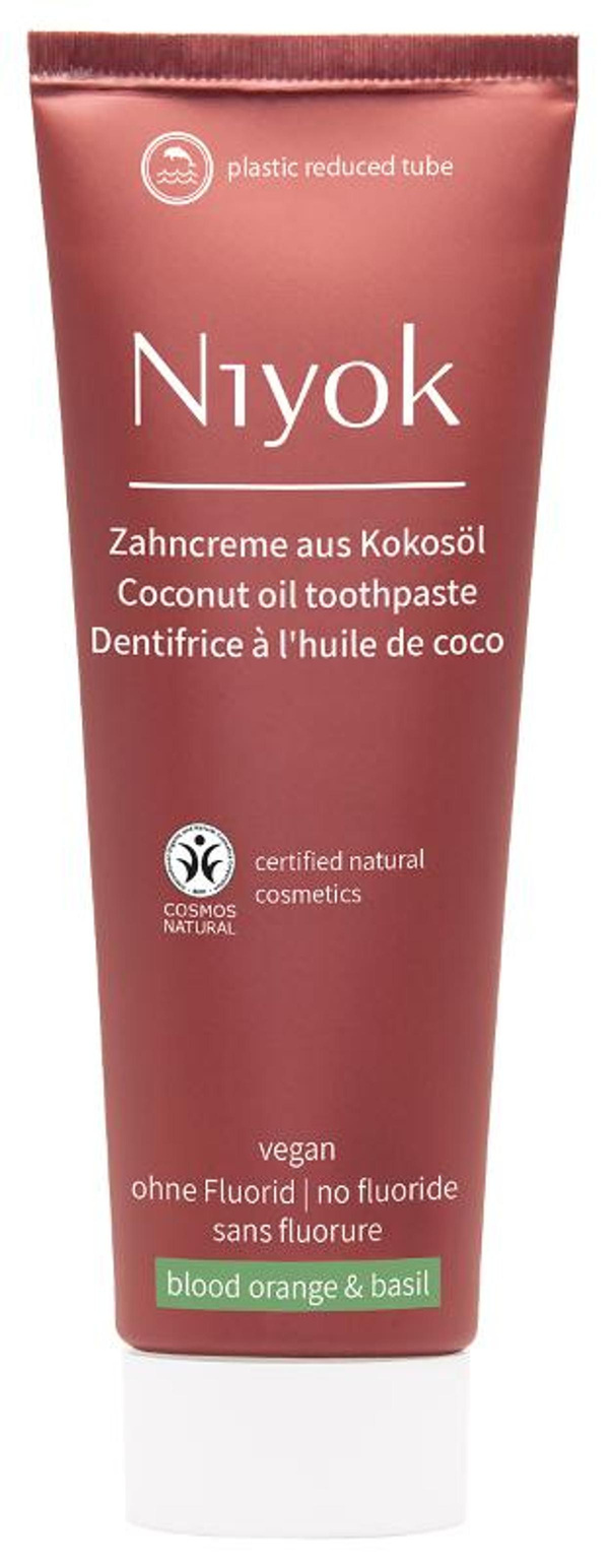 Produktfoto zu Niyok Zahncreme Blutorange Basilikum 75ml