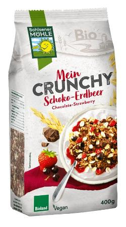 Produktfoto zu Mein Crunchy Schoko Erdbeer Cassis 400g