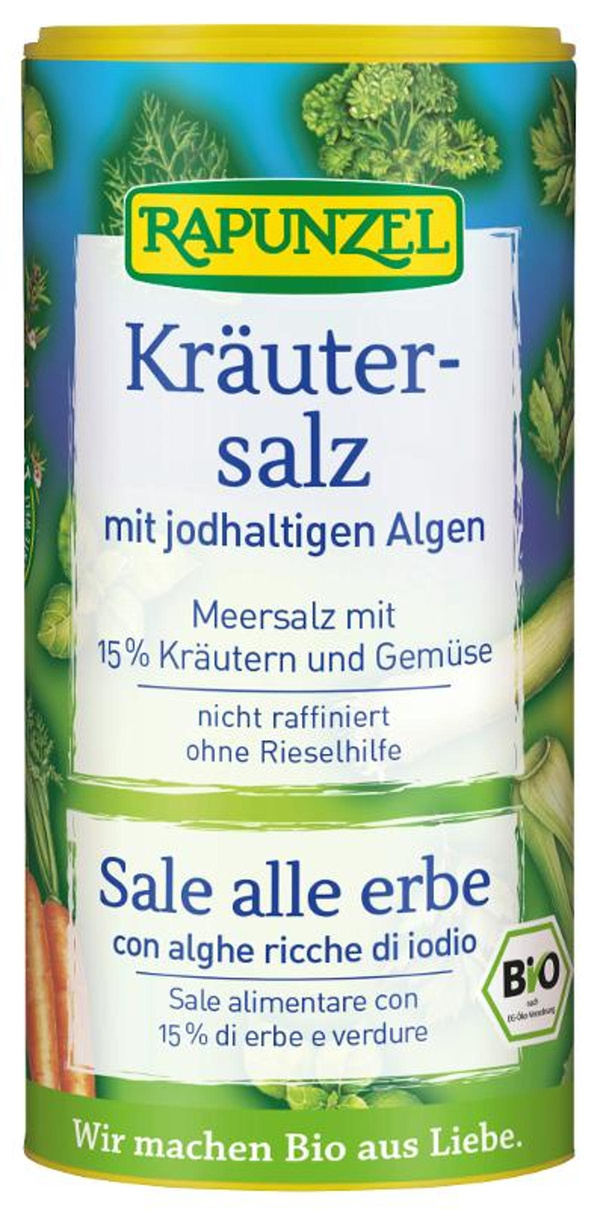 Produktfoto zu Kräutersalz mit jodhaltigen Algen 125g