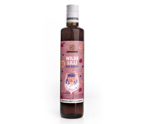 Produktfoto zu Wilde Lilli Sirup 0,5l