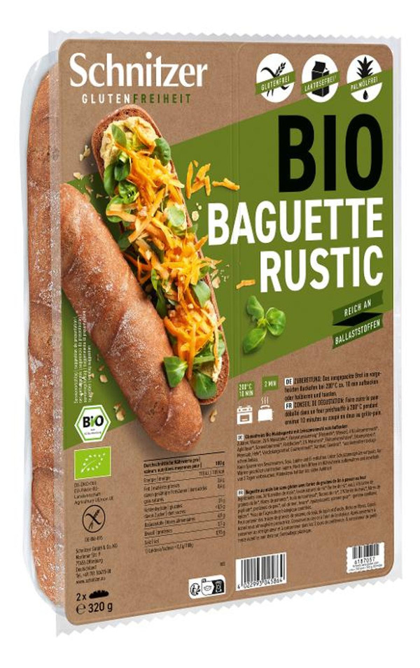 Produktfoto zu Rusticales Baguette glutenfrei 6x320g