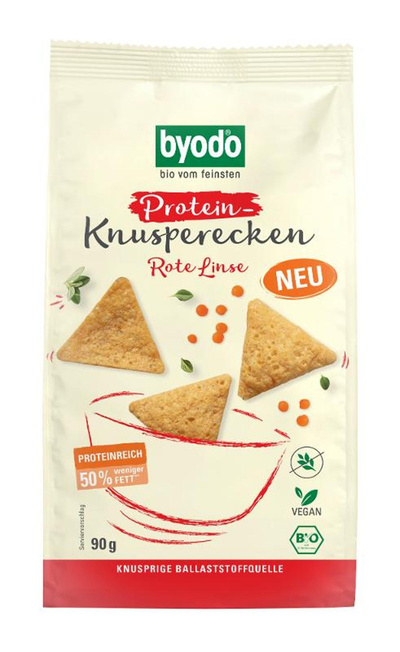 Produktfoto zu Protein Knusperecken Rote Linse 90g