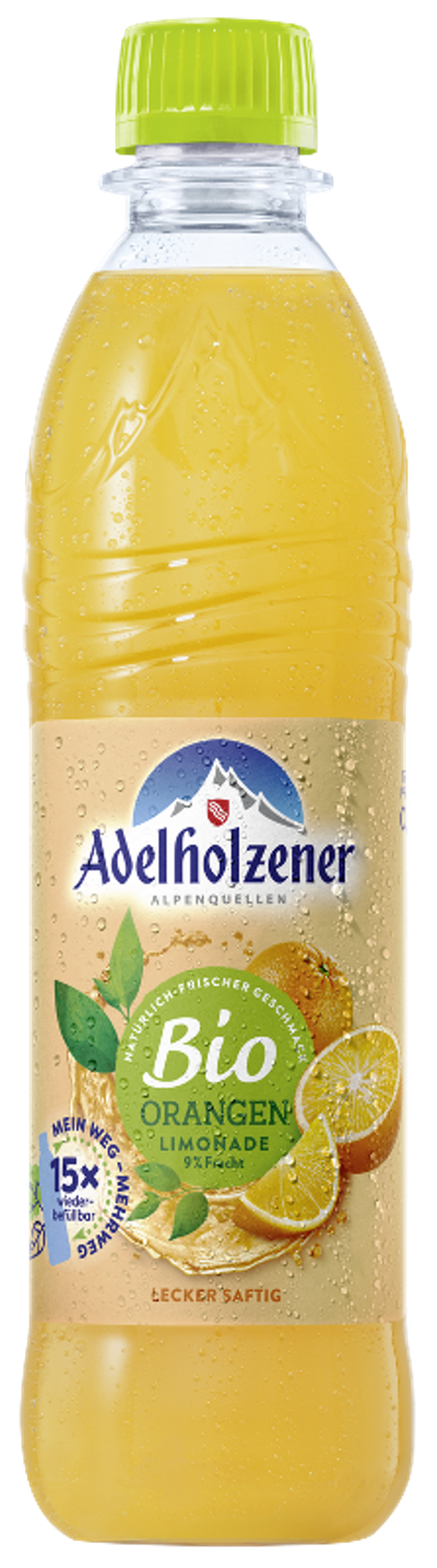 Produktfoto zu Adelholzener Orangen Limonade 12 x 0,5l