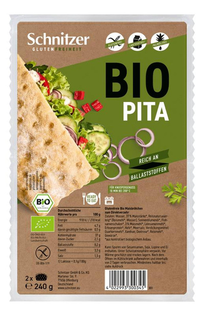 Produktfoto zu Pita glutenfrei 5x240g