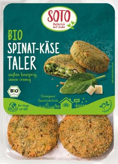 Produktfoto zu Spinat Käse Taler 180g