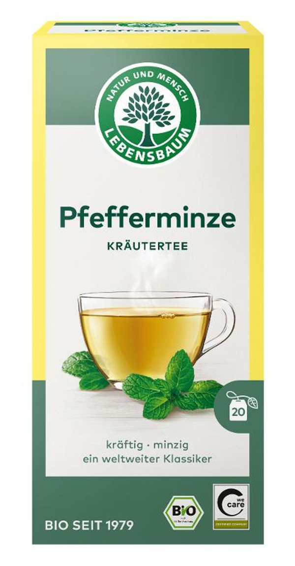 Produktfoto zu Pfefferminz Tee 20x1,5g