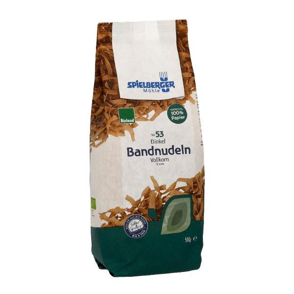 Produktfoto zu Dinkel Bandnudeln Vollkorn 500g