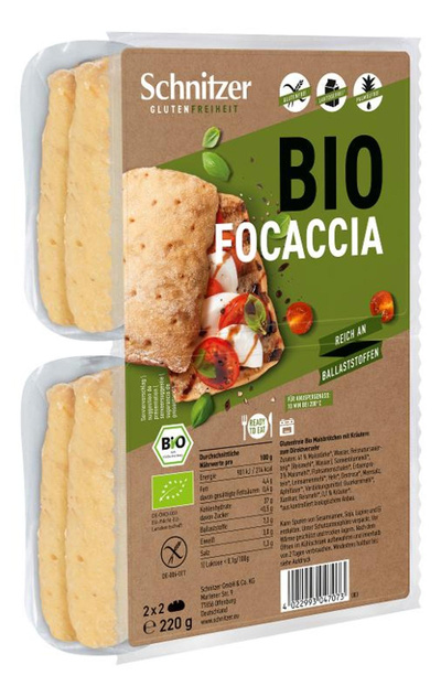 Produktfoto zu Focaccia glutenfrei 6x220g