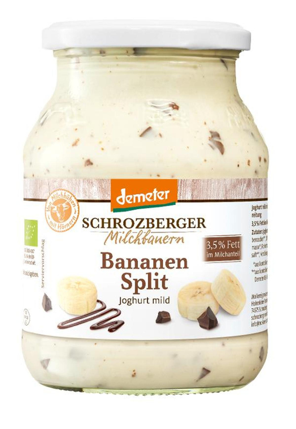 Produktfoto zu Joghurt Bananensplit 3,5% 500g