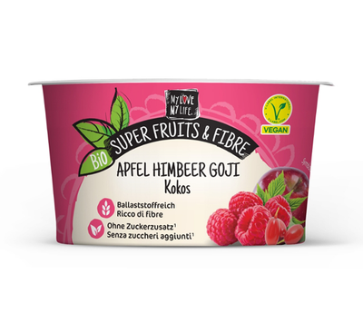 Produktfoto zu Kokos Himbeere Goji Apfel Joghurtalternative 200g