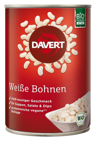 Produktfoto zu Weiße Bohnen 400g