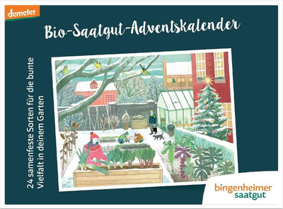 Produktfoto zu Saatgut Adventskalender für das Hochbeet