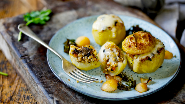 Rezeptbild für Gefüllter Kohlrabi aus dem Ofen